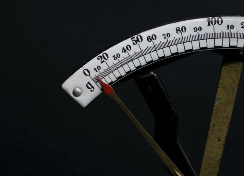 Messgerät mit Winkelanzeige