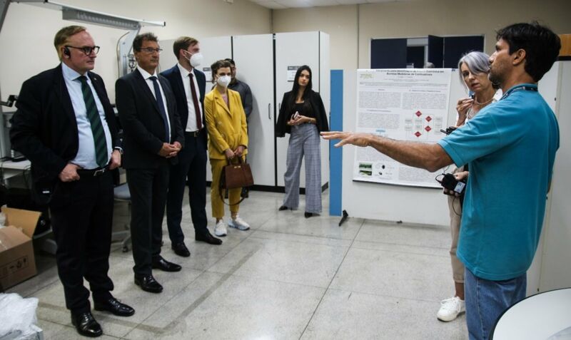 BMWK und GPQI besuchen den Campus von Inmetro in Xerém. © GPQI-GIZ