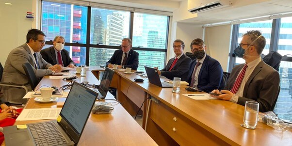 BMWK, CNI und ANBT diskutieren über Kreislaufwirtschaft und Normung. © GPQI-GIZ